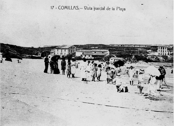 La playa en 1881