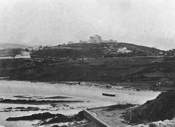Vista de la Playa y de la Coteruca. Siglo XIX
