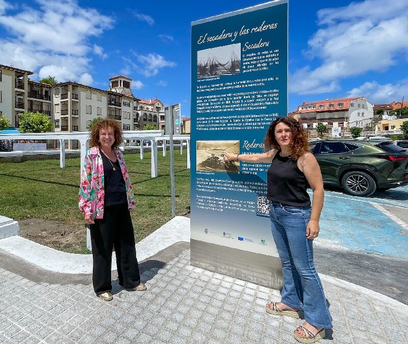 Finalizan las obras para la puesta en valor del ‘Secaderu’ como homenaje a la tradición marinera y a las rederas de Comillas