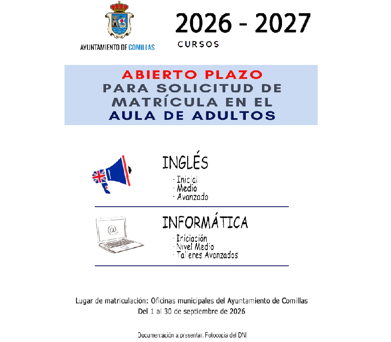 Comillas abre el plazo de matrícula para el aula de adultos