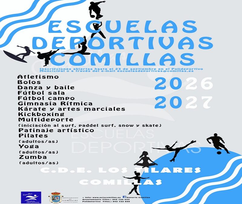 Comillas abrirá el 17 de agosto el plazo de inscripción para las Escuelas Deportivas 2026/2027