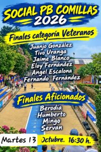 Bolos: finales sociales PB Comillas