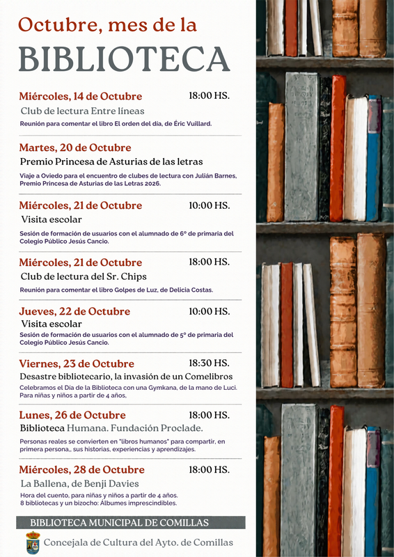 Octubre Mes Biblioteca